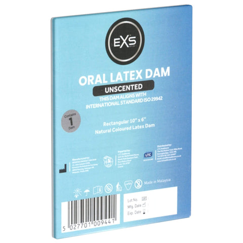 EXS Oral Dam -suuseksisuoja 1 kpl