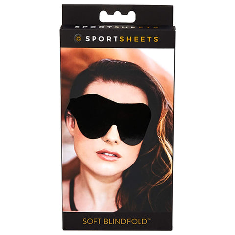 Sportsheets Pehmeä silmänaamio, musta