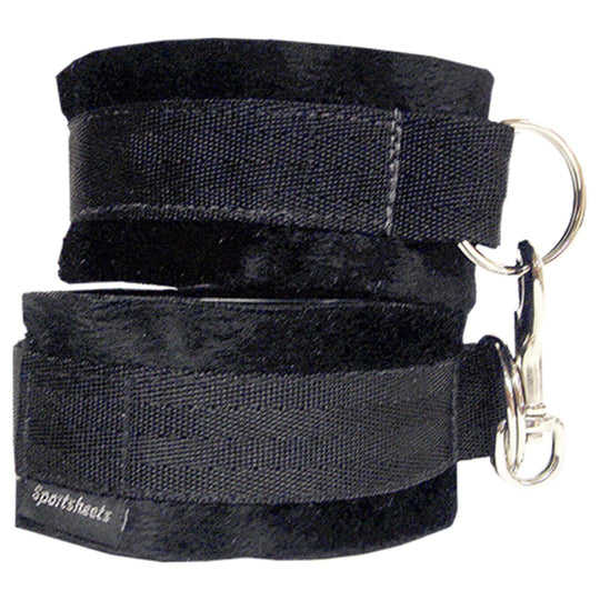 Sportsheets Soft Cuffs – Pehmustetut kahleet, musta